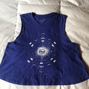 Moon Phases crop top - small large